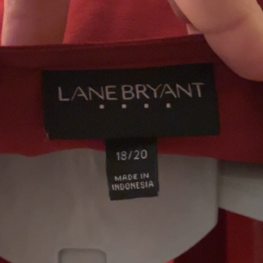 Lane Bryant - Red long Sleeve shirt - Picture 5 of 12